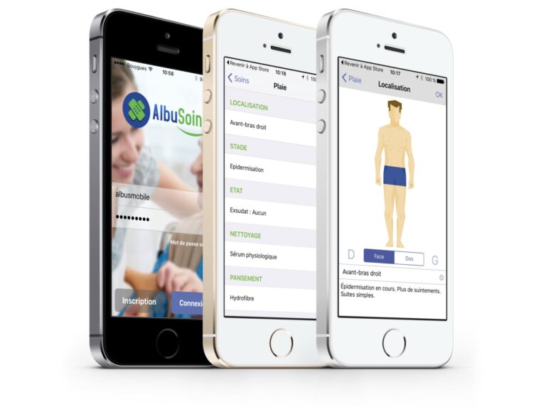 appli mobile plaies infirmière