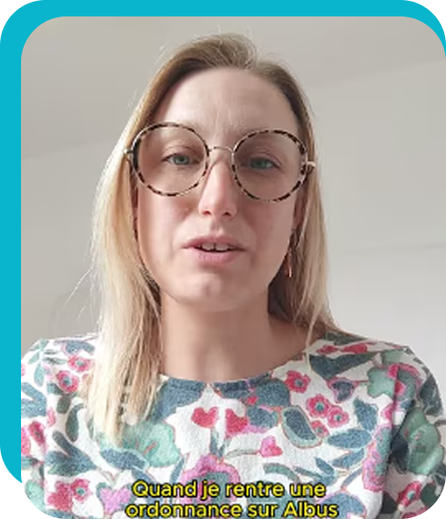 Élodie satisfaite de Albus