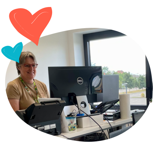 Membre de l'équipe Albus aidant les infirmiers libéraux