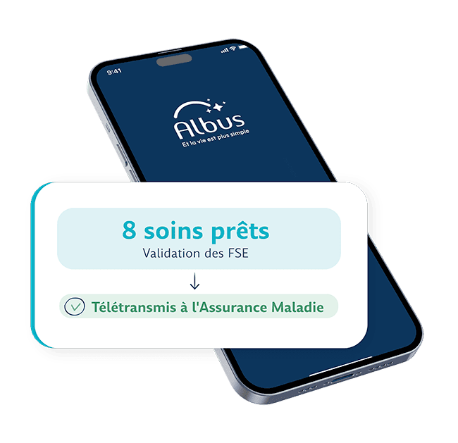Consultation du dossier patient sur l’app Albus 