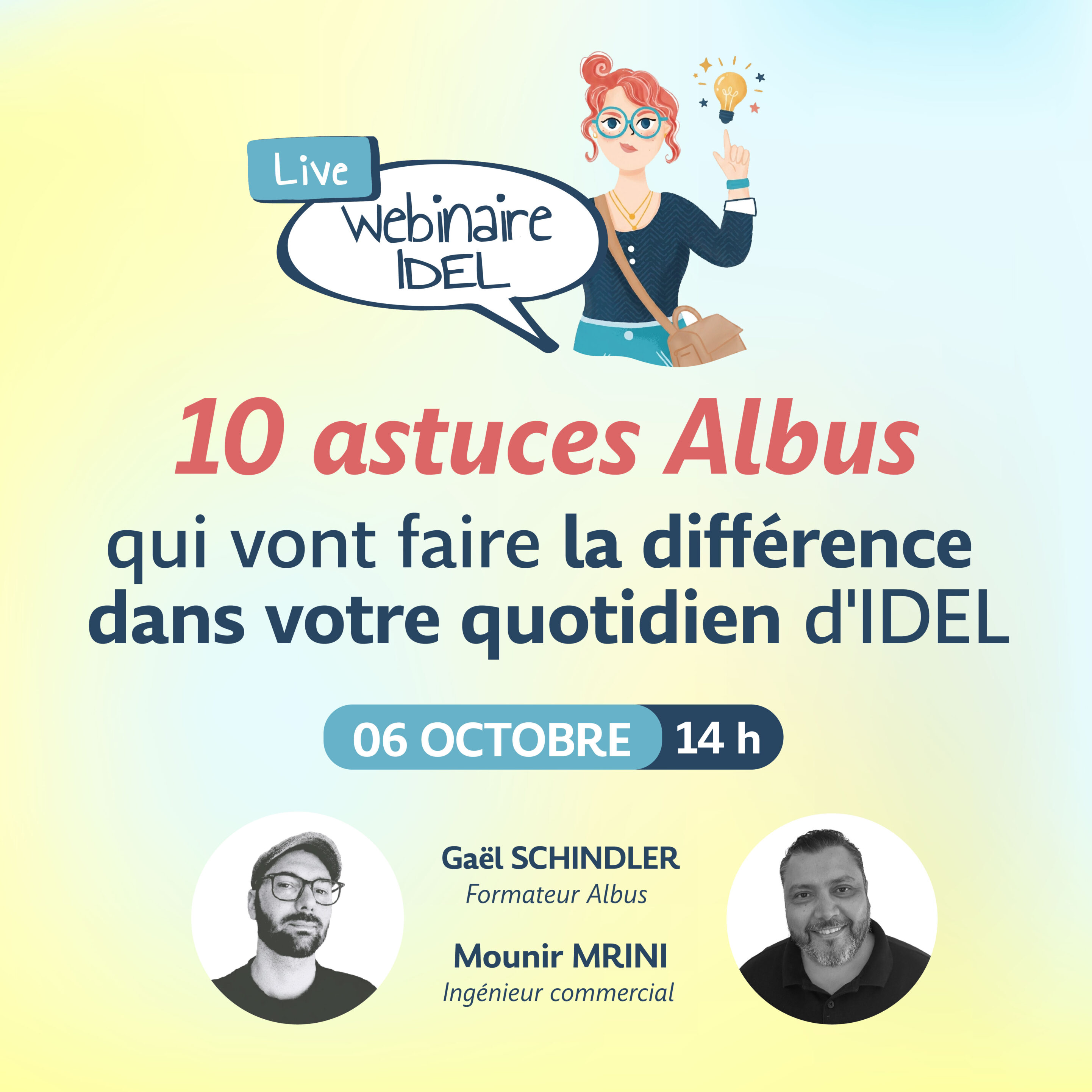 Webinaire Albus - 10 astuces pour aller plus vite au quotidien, mardi 6 octobre 2026
